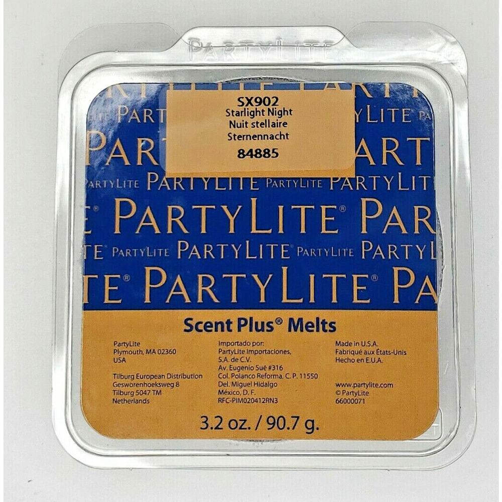 PartyLite Scent Plus‎ Melts 9 pc Retired Scent Starlight Night P7E/SX902/Bin 15